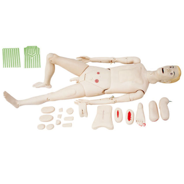  高級(jí)全功能護(hù)理訓(xùn)練模擬人（男性） KAS-122A