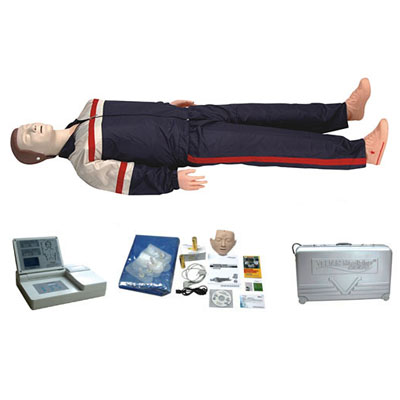  高級中屏幕液晶自動電腦心肺復(fù)蘇模擬人 KAS-CPR590