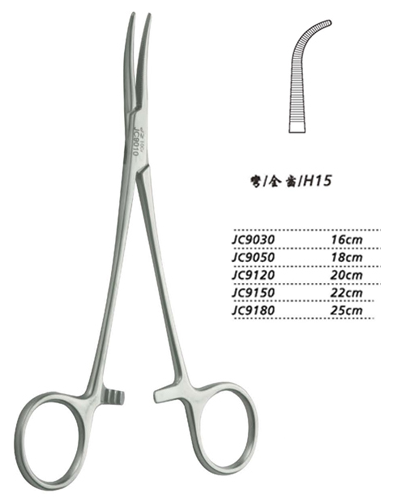 金鐘止血鉗 胸腔止血鉗